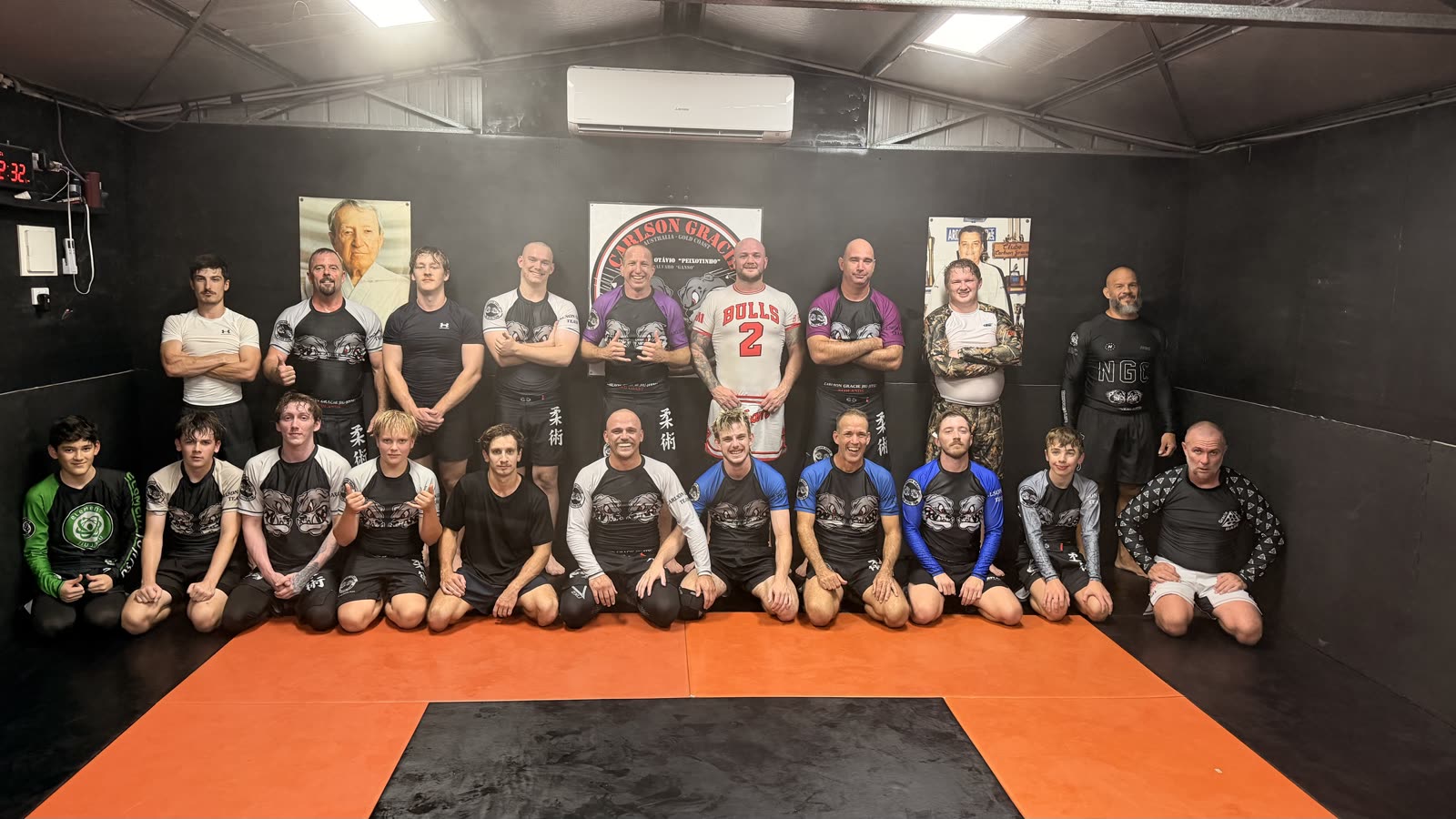 Adults and kids training together at CGR Redlands
